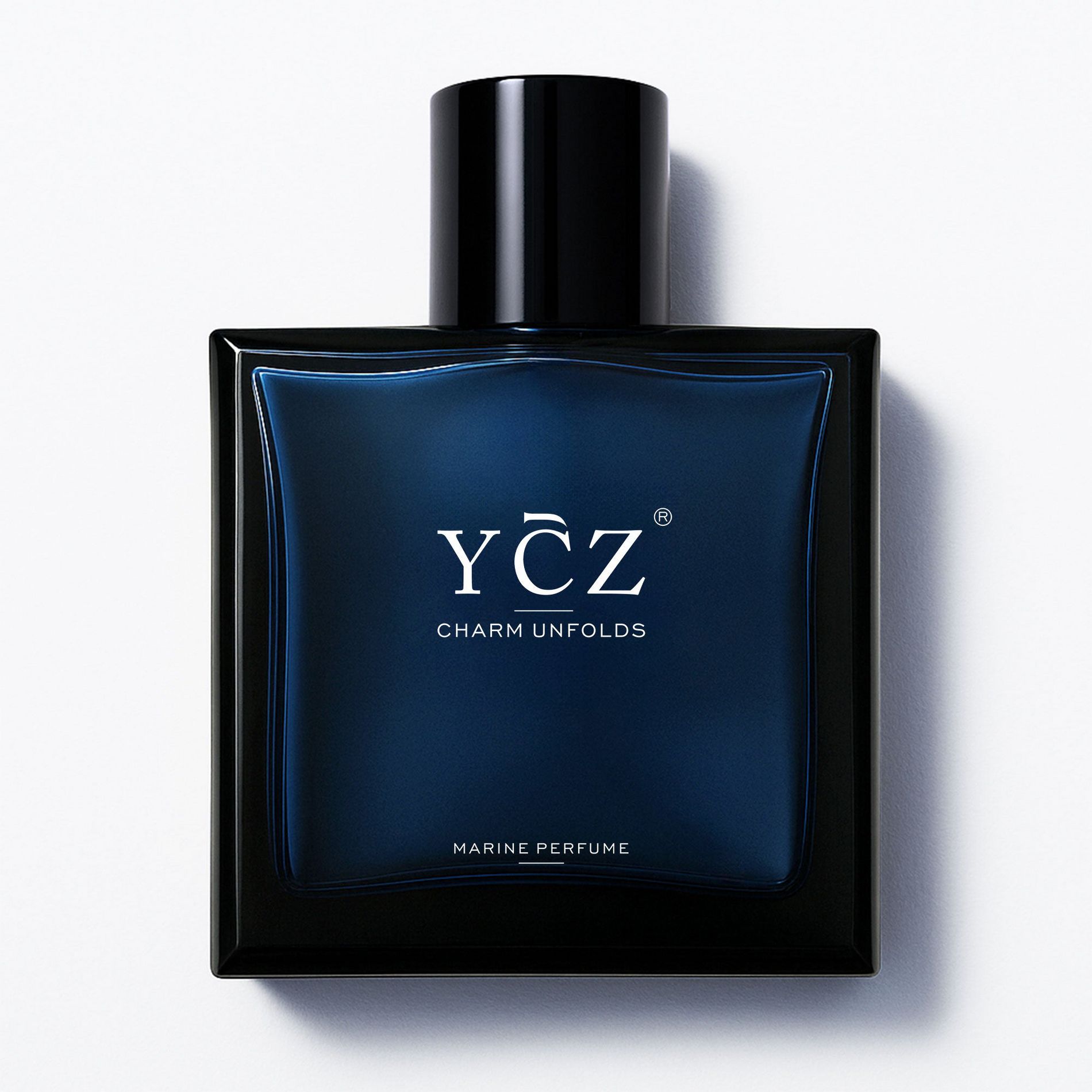 YCZ Charm Unfolds Marine Oriental Woody Eau de Parfum for Men - 3.4 fl oz / 100ml Long Lasting Masculine Scent for Daily & Date Night