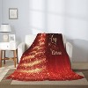 Lomsoe Christmas Pine Tree White Winter Couch Throw Blanket Flannel Soft Blanket for Living Room Bed Sofa Travel Office Camping. - 2 of 4