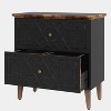 Hommoo Wood File Cabinet, 2-Drawer Filing Cabinet Storage Cabinet - 2 of 2
