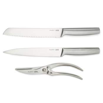 DAMASHIRO 7-Piece Stainless Steel Knife Set with Kin Knife Block