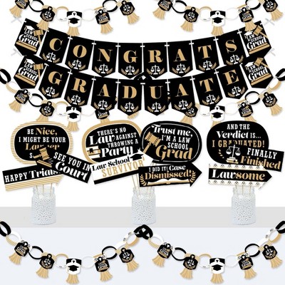 Big Dot Of Happiness 2024 Gold Graduation Decorations - Diy Party