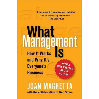 What Management Is - by  Joan Magretta (Hardcover)