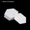 Unique Bargains Hexagon Shapes English Paper Reusable Sewing DIY Quilting Templates 100 Pcs - 4 of 4