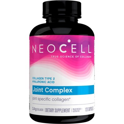 NeoCell Joint Complex, Joint Specific Collagen, Collagen Type 2, Hyaluronic Acid, Paleo-Friendly, Gluten-free, 120 Capsules