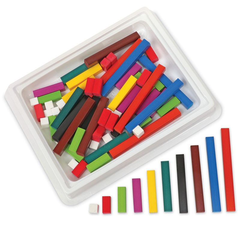 Learning Resources Cuisenaire Rods Intro Wd Set with 74 Rods, 4 of 5