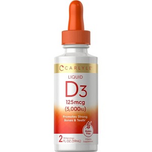 Carlyle Liquid Vitamin D3 5000IU (125 mcg) | 2 fl oz - 1 of 3