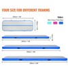 VEVOR Gymnastics Air Mat, 4 inch Thickness Inflatable Gymnastics Tumbling Mat, Tumble Track with Electric Pump, Training Mats, 16 ft, Blue - 3 of 4
