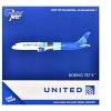 Boeing 787-9 Commercial Aircraft "United Airlines - The Future is SAF" (N24988) White and Blue 1/400 Diecast Model by GeminiJets - 3 of 3