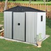 CAVINAS Outdoor Storage Shed Weatherproof Garden Shed with Sliding Door and Apex Roof - 2 of 4