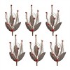 Glittered Pine and Sleigh Bell Spray (Set of 6) - 3 of 3