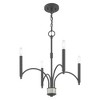 Livex Lighting Wisteria 4 - Light Chandelier in  Scandinavian Gray - 4 of 4