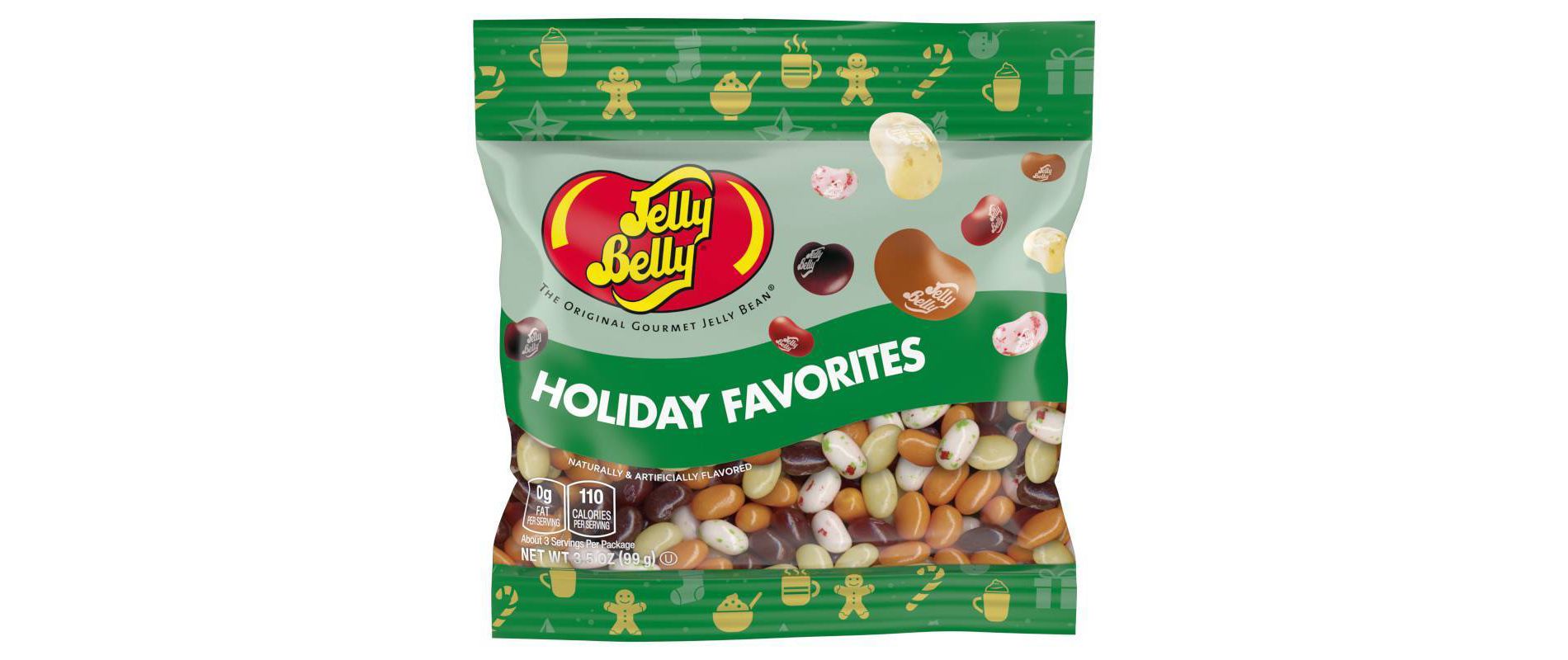 Jelly Belly Holiday Favorites Christmas Candies - 3.5oz