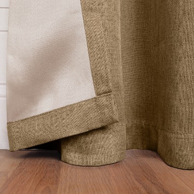 Blue Nile Mills Linen Design Window Curtain Panels - Thumbnail 5