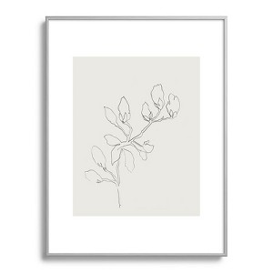 Megan Galante Floral Study No 3 Metal Framed Art Print - Deny Designs - 1 of 4
