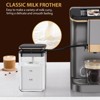 Jojoka Espresso & Cappuccino Maker with Burr Grinder and Milk Frother, 20 Bar Automatic Coffee Machine with TFT Touch Display,7 One-Touch Drinks - 4 of 4
