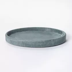 6" x 1.25" Oval Soapstone Tray Gray - Threshold™ designed with Studio McGee