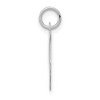 Black Bow Jewelry 14k White Gold, Sophia Collection, Small Script Initial I Pendant - 2 of 4