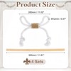 Unique Bargains Cotton Hand-Woven Decorative Tassel Curtain Tiebacks with Wood Club - 2 of 4