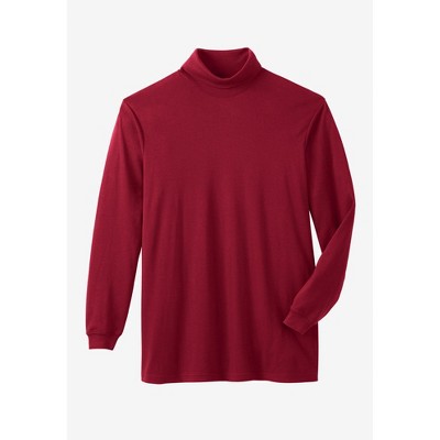 KingSize Men's Big & Tall Tall Turtleneck Long-Sleeve Tee