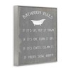 Stupell Industries Bathroom Rules Rustic Grey Framed Giclee Art, Gray, 11" x 14" - 2 of 4