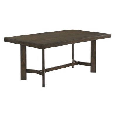 Farren Transitional Espresso Wood Dining Table - 104"