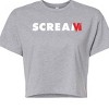 Women's - Scream - Red and White Logo Cropped Graphic T-Shirt - 2 of 4