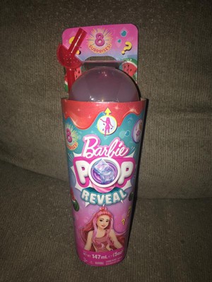 Barbie Pop Reveal Fruit Series Watermelon Crush Doll, 8 Surprises