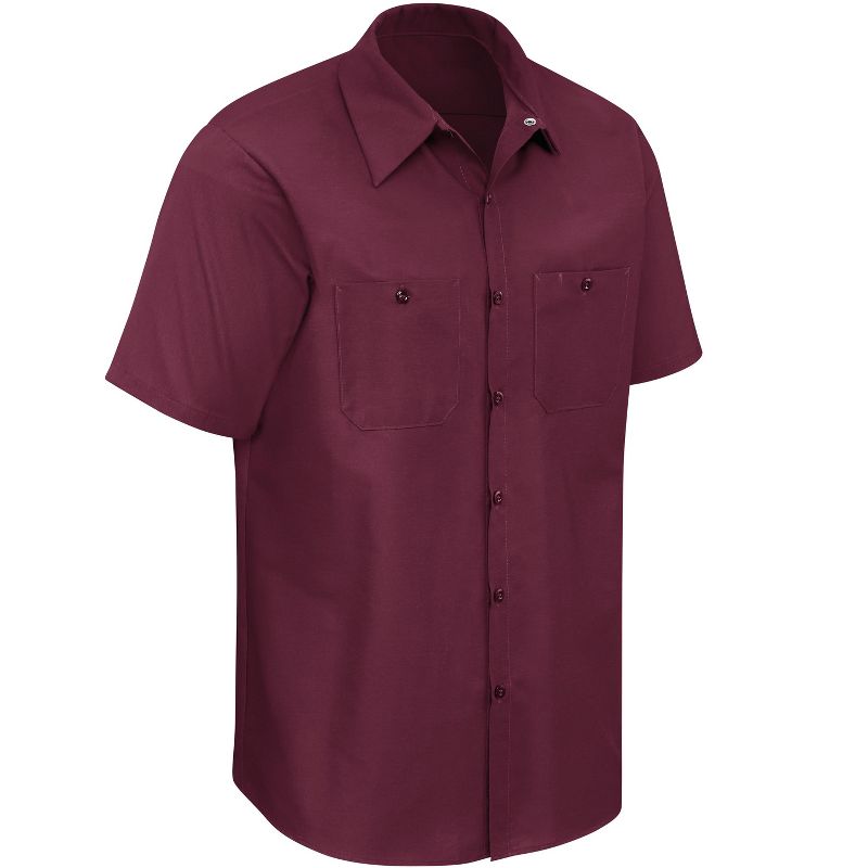 Red Kap Men's Short Sleeve Industrial Work Shirt, 4 of 5