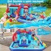 KRISRATE Inflatable Water Slides Park for Kids 3-12, Bounce House with Double Slides, Climbing Wall, Splash Pool & 580W Blower for Backyard Summer Fun - 4 of 4