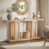 Hommoo Long Console Table with Acrylic Base - 3 of 4