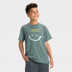 Boys' Post Malone Graphic T-Shirt - Teal - 1 of 4