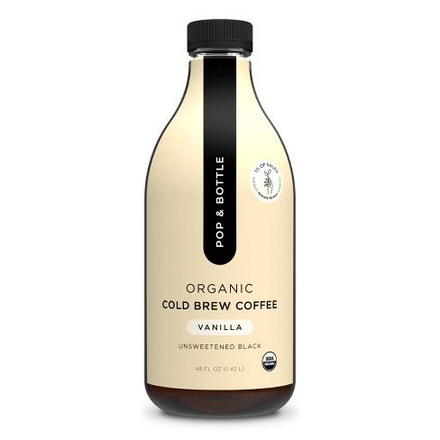 Pop & Bottle Unsweetened Vanilla Cold Brew - 48oz - image 1 of 4