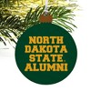 North Dakota State Bison Alumn Wood Christmas Tree Holiday Ornament - 4 of 4