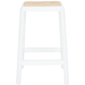 Silus Backless Cane Counter Stool  - Safavieh - 1 of 4