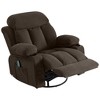 AndMakers 39.76 in. W Velvet Recliner with Rocking, Remote Control, Tufted and Storage - 2 of 4