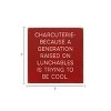 Slickblue Charcuterie Quote Wood Sign – Raised on Lunchables – 7x7 Funny Rustic Kitchen Décor, Multiple Color Options - 3 of 3