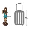 Design Toscano Sea Shell Sounds Standing Girl Cast Bronze Garden Statue - 4 of 4