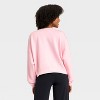 Women's Airy Sleek Lace Trim Crewneck Sweatshirt - All In Motion™ - 2 of 4