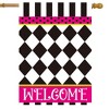 Briarwood Lane Everyday House Flag 40x28 For Outdoor Neon Checkerboard House Flag - 2 of 3