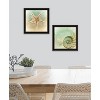 The Sea I & Sea II 2-Piece Vignette by Sophie 6, Ready to Hang Framed Print, Black Frame - 2 of 2