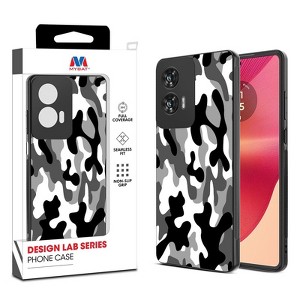MyBat Design Lab Series Case for iPhone- Black & White Camouflage - 1 of 4