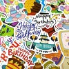 Wrapables Waterproof Vinyl Stickers for Water Bottles, Laptop, Phones, Skateboards, Decals for Teens, 100pcs, Birthday Treats - 4 of 4