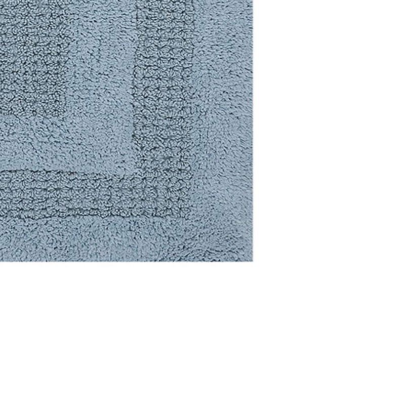 Racetrack Non-Slip Cotton Bath Rug 20" x 30" Light Blue by Perthshire Platinum Collection, 2 of 4