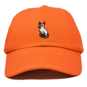 Dalix Siamese Cat Embroidered Cotton Dad Hat Adjustable Casual Baseball Cap for Cat Lovers Womens - 1 of 4