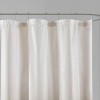SEVOBAL Shower Curtain Ombre Seersucker Design with Textured Detail for Modern Bathroom Decor, taupe, 72"*72"*0.13" - 3 of 4