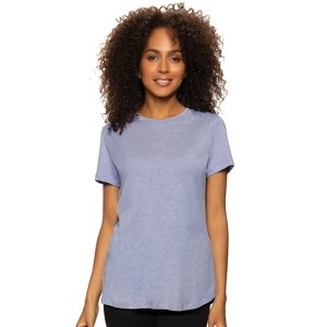 Felina Women's Slub Jersey Crew Neck T-Shirt - 1 of 2