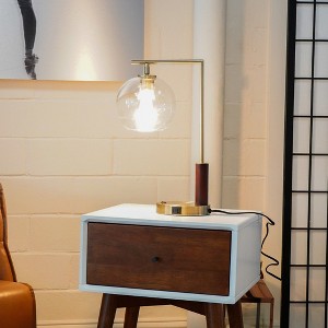 Aortzio 18"H Classic Table Lamp,Desk Lamp with Metal Shade,No Bulb - 1 of 4