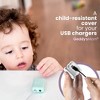 Geddy's Mom: Watch Your Mouth: White - 3 Pack - USB Charger Child Safety Covers - 3 of 4