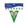Beistle Tennis Pennant Banner, 9" x 10' 9", (1/Pkg) Multicolored - 2 of 2