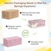 TopComfy Sectional Sofas Modular Kids Sofa Bed Convertible Play Couch for Small Playroom, Pink, 40"*20"*16" - 4 of 4